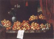 Bartolomeo Bimbi Apple oil on canvas